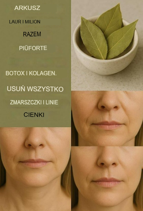 Czy liść laurowy jest 100 000 razy silniejszy niż botoks? | Naturalna guma przeciwzmarszczkowa, nawet po 70-tce!