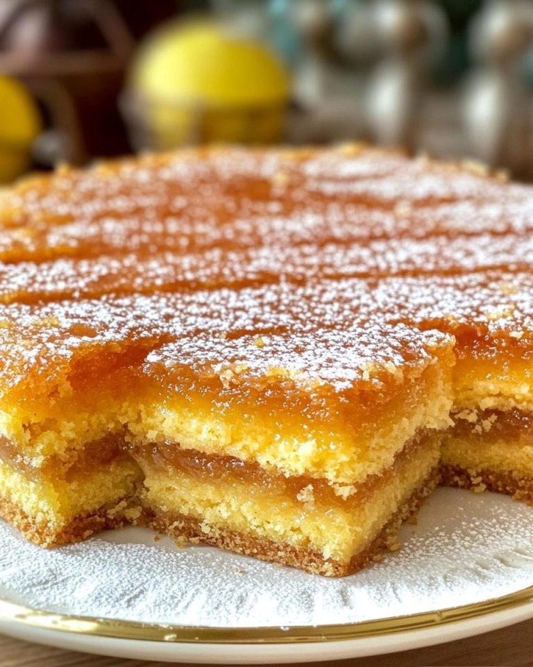Miękkie ciasto z dżemem morelowym