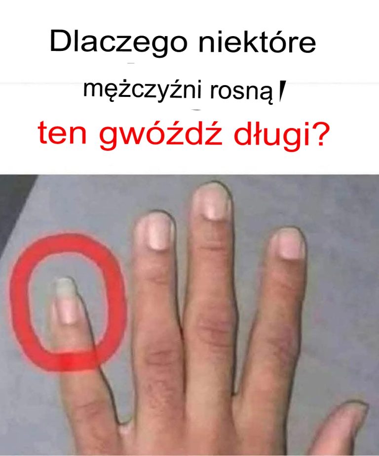 Dlaczego niektórzy mężczyźni noszą długie paznokcie u małych palców?