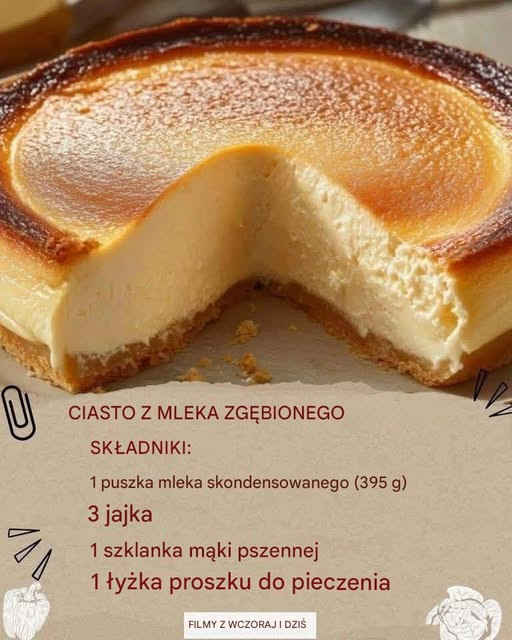 Pastel z mleka skondensowanego