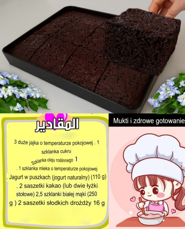 Pyszne ciasto czekoladowe