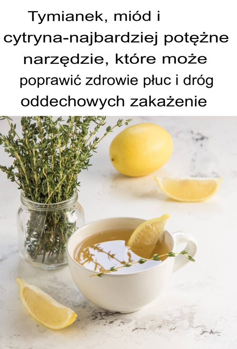 Tymianek, miód i cytryna – najskuteczniejszy środek, który może poprawić zdrowie płuc i wyleczyć infekcje dróg oddechowych