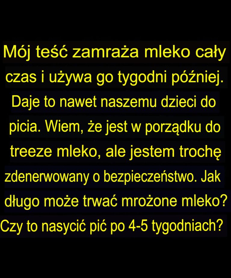 Możesz zamrozić mleko — i oto jak to zrobić bez bałaganu