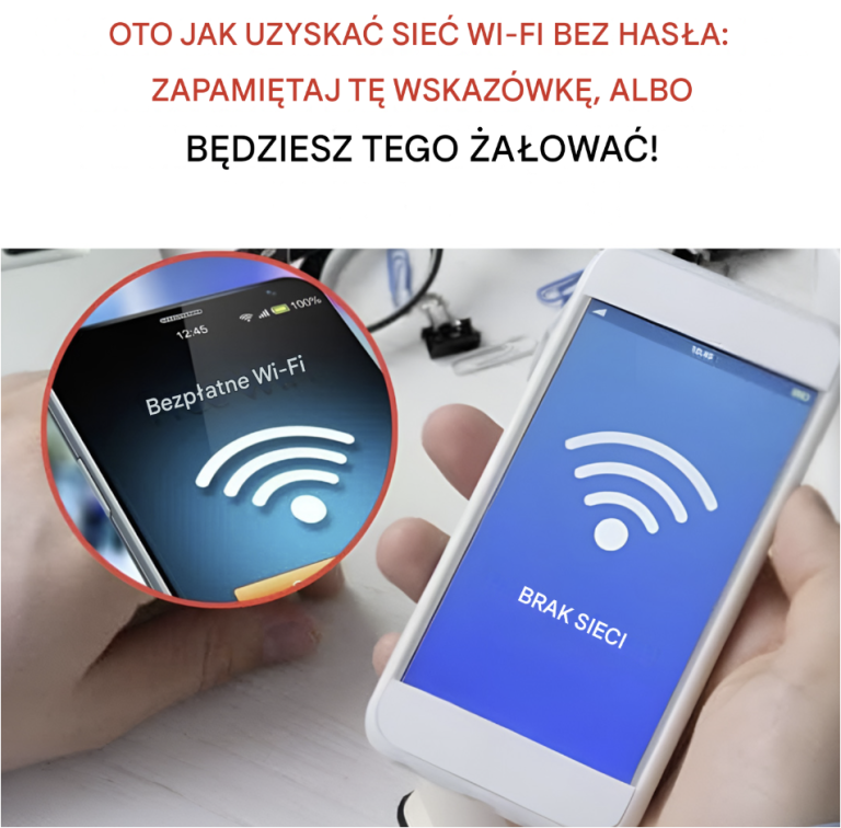 Jak połączyć się z siecią Wi-Fi bez hasła?