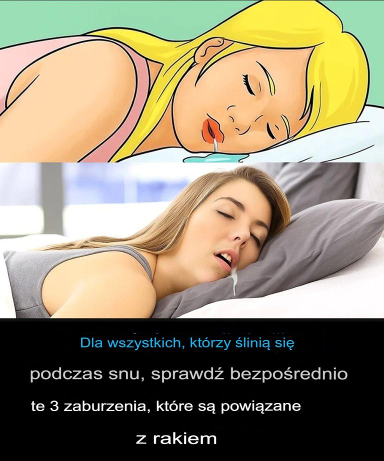 Jeśli często ślinisz się podczas snu, natychmiast sprawdź te 3 schorzenia związane z Can:cer
