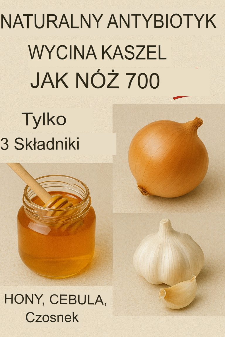 Naturalny syrop antybiotykowy: potężna mieszanka miodu, cebuli i czosnku