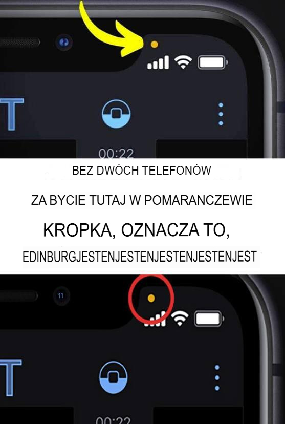 Uwaga! Jeśli na Twoim telefonie zaświeci się ta pomarańczowa kropka, oznacza to, że jesteś podsłuchiwany – jak chronić swoją prywatność na smartfonie?