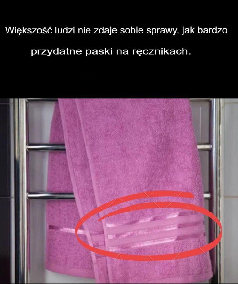 Paski na ręcznikach mają prawdziwą funkcję… i być może o tym nie wiedziałeś