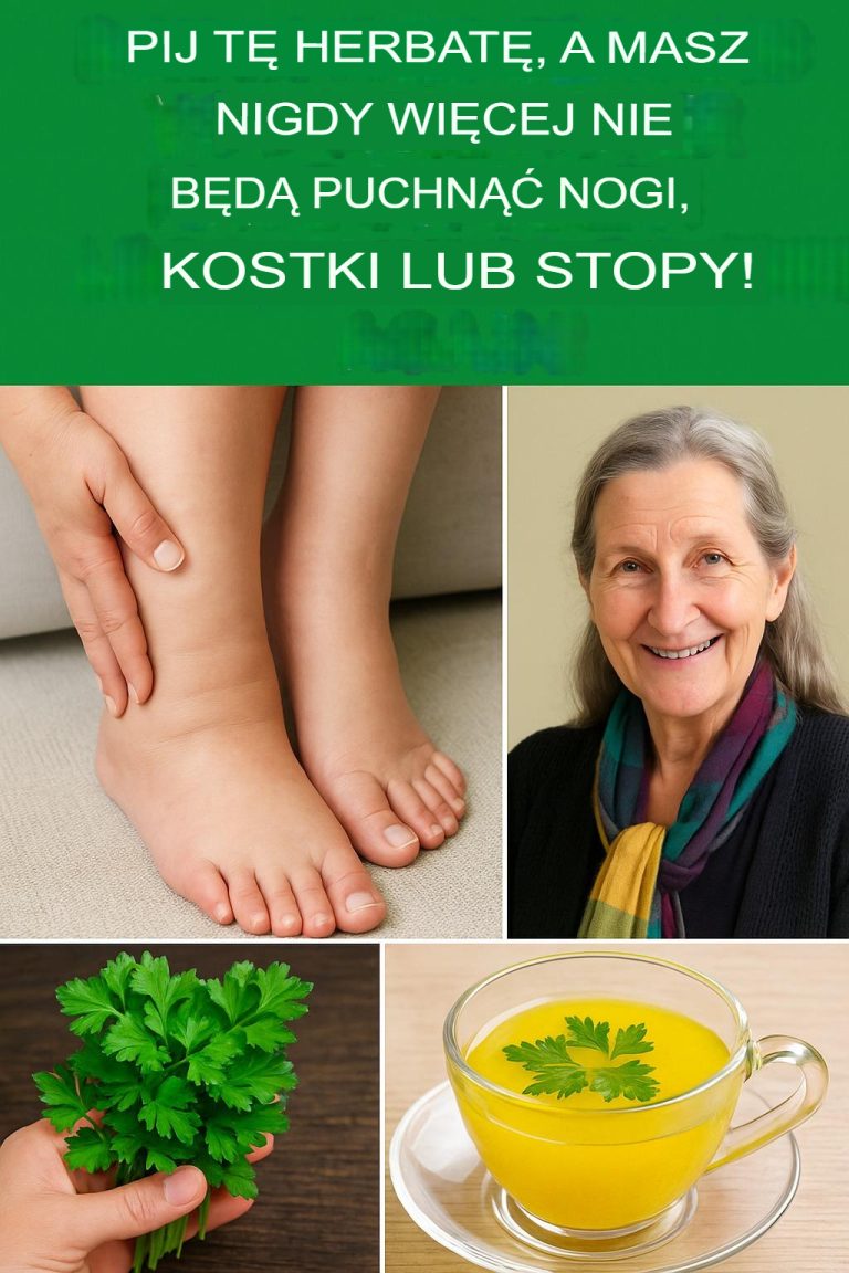 Pożegnaj opuchnięte nogi dzięki naturalnej herbacie z pietruszki!