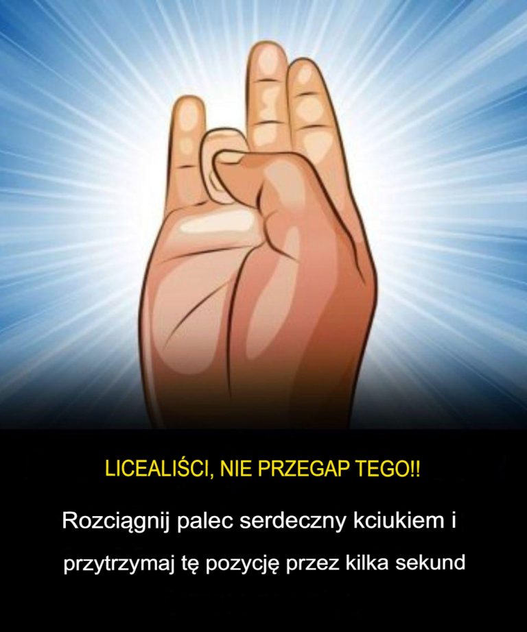 Korzyści z wyprostowania palca serdecznego za pomocą kciuka u osób starszych