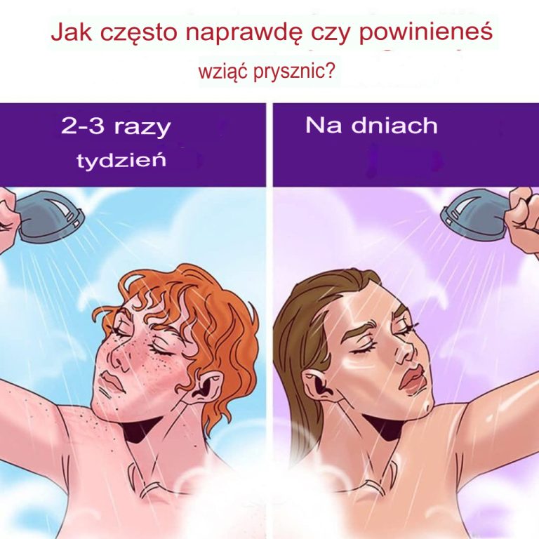 Jak często powinniśmy brać prysznic?