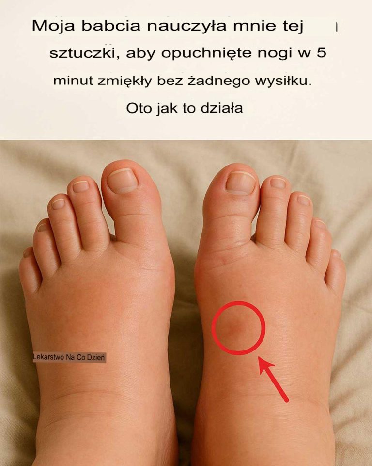 Moja babcia nauczyła mnie tego triku, który łagodzi opuchliznę stóp w 5 minut bez żadnego wysiłku. Oto jak to działa.