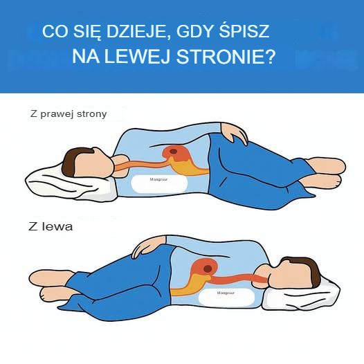Nieoczekiwane korzyści ze spania na lewym boku