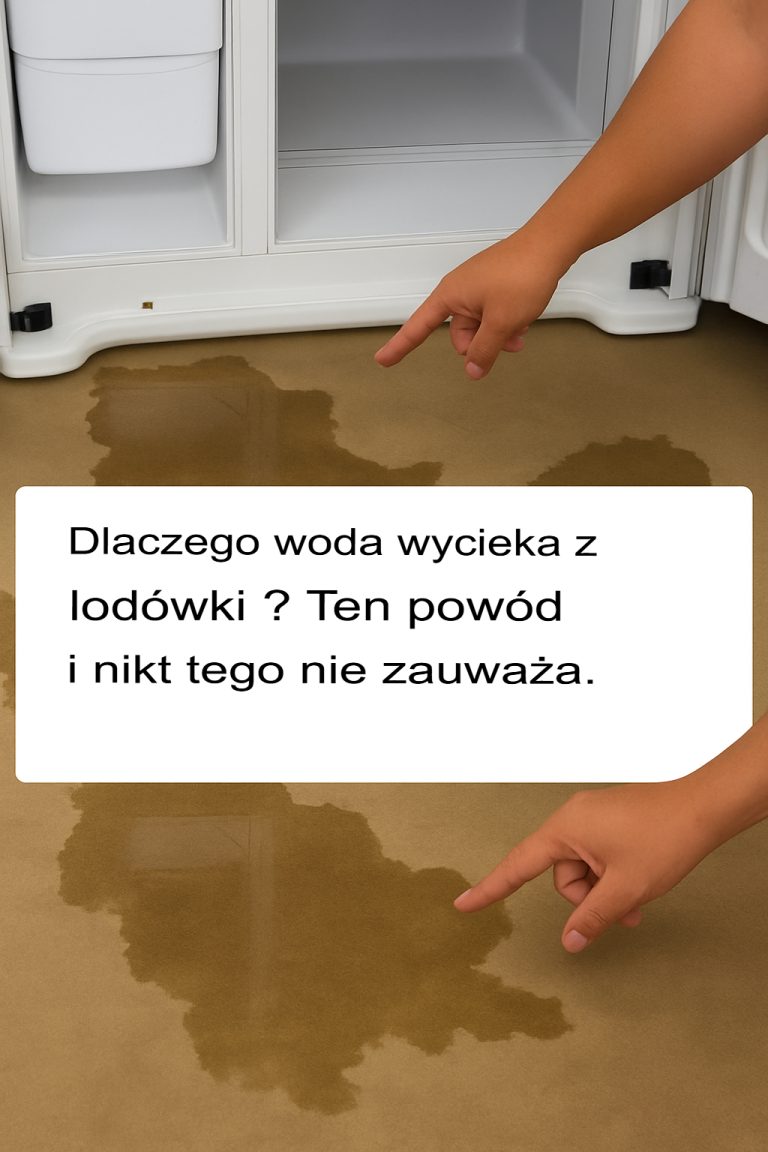 Dlaczego z mojej lodówki wycieka woda? Pomijany powód, który musisz znać.