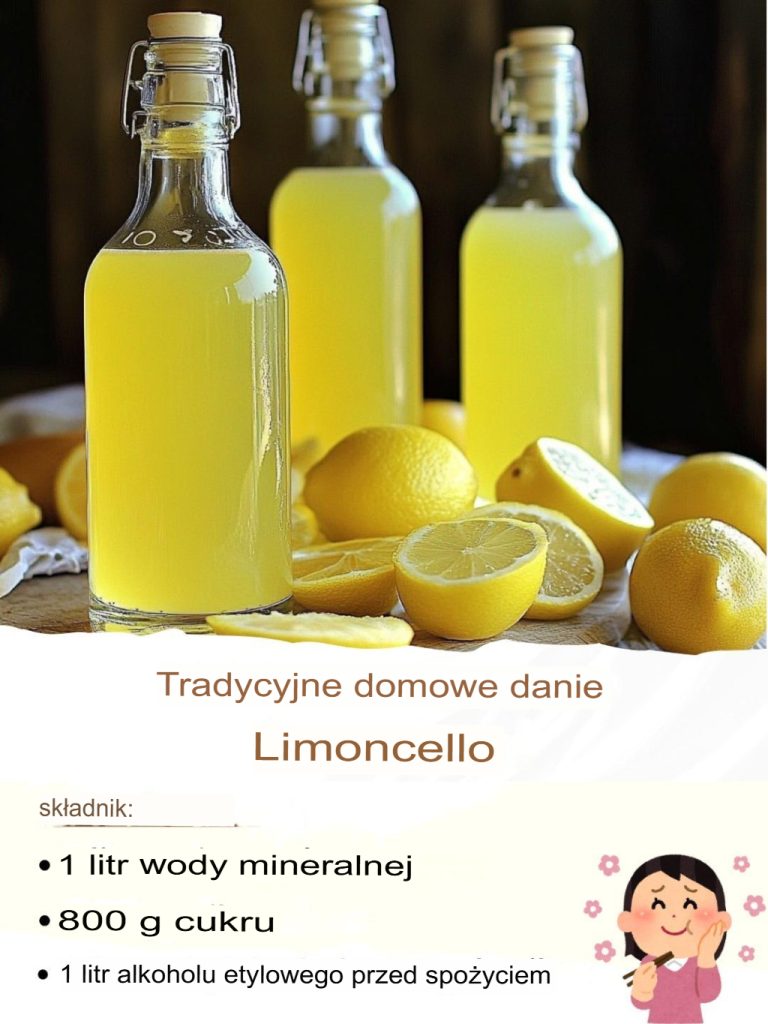 Tradycyjny domowy Limoncello