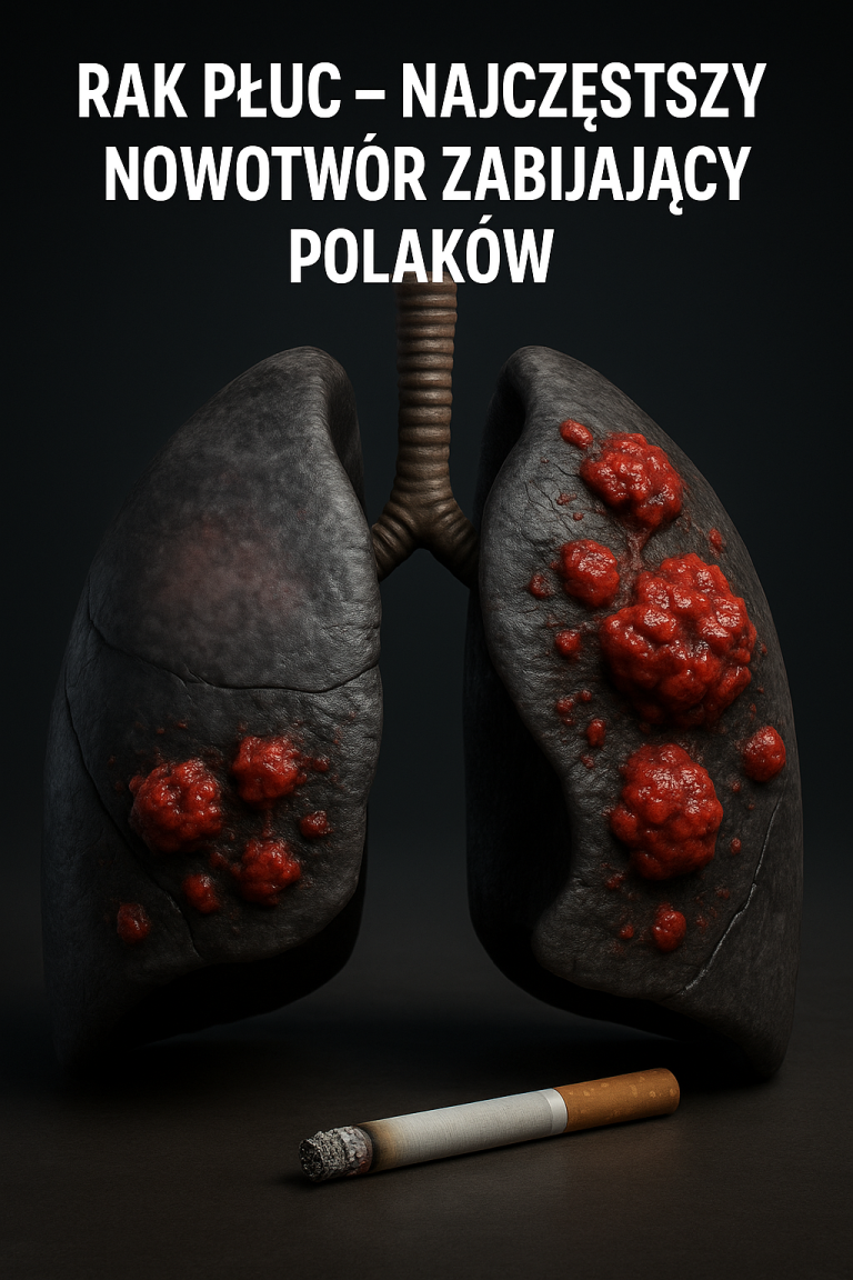 „Rak płuc – najczęstszy nowotwór zabijający Polaków