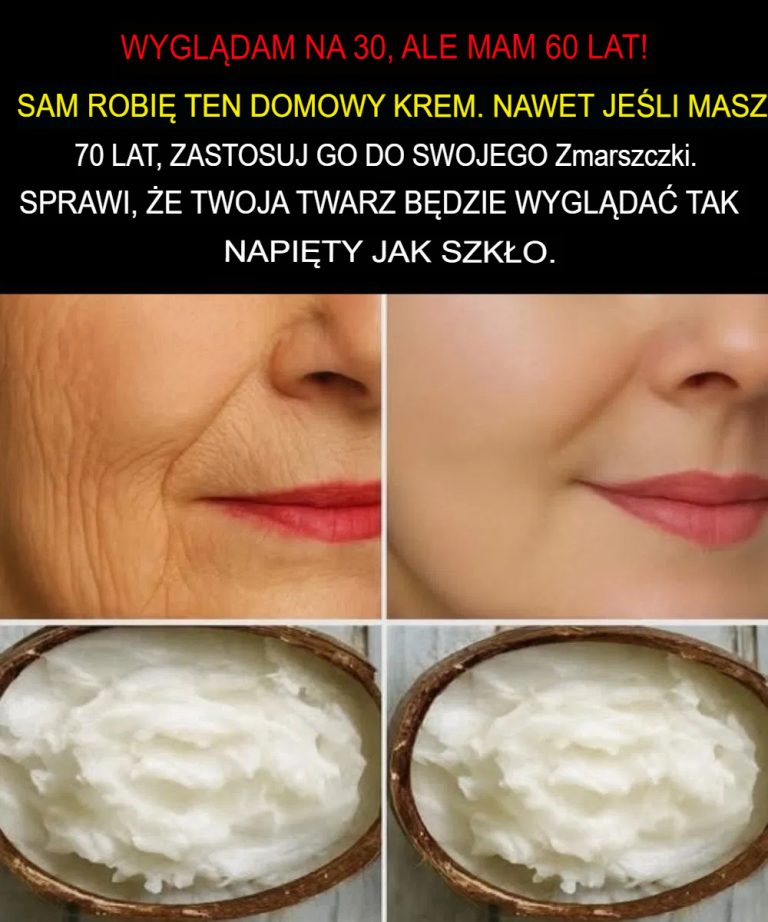 Moja ciocia nauczyła mnie, jak przygotować własny krem ​​do usuwania zmarszczek i zaskórników.