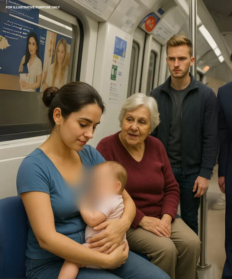 W metrze młoda matka spotkała się z krytyką — dopóki młody nieznajomy nie okazał jej dobroci