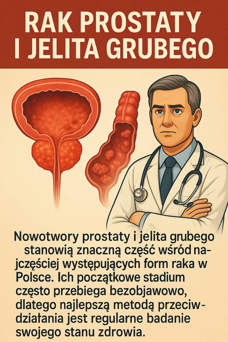 „Rak prostaty i jelita grubego – dwa nowotwory, o których musisz wiedzieć