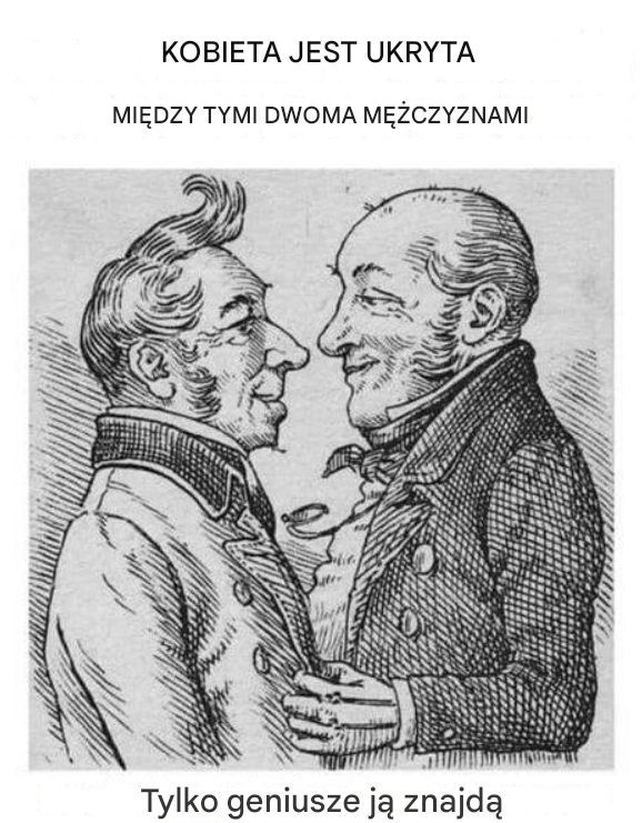 Czy potrafisz znaleźć kobietę ukrytą na zdjęciu?