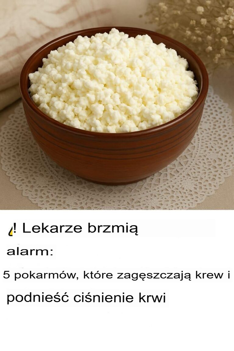 Lekarze biją na alarm: 5 produktów spożywczych, które zagęszczają krew i podnoszą ciśnienie krwi