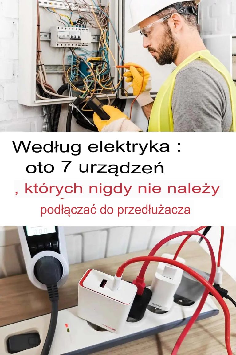 7 urządzeń, których nie należy podłączać do przedłużacza