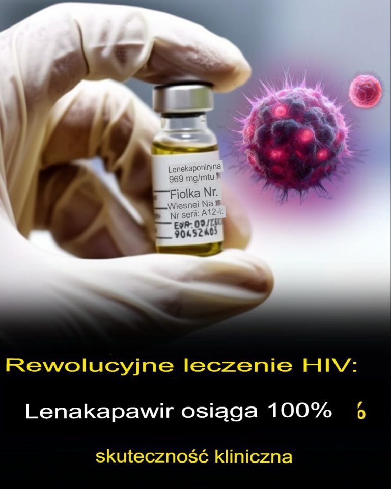 Rewolucyjne leczenie HIV: Lenakapawir osiąga 100% skuteczności klinicznej