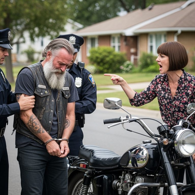 Widziałem, jak mój sąsiad wezwał policję z powodu motocyklisty, który jechał jego własnym podjazdem.