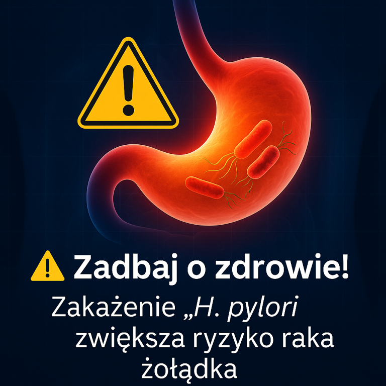 „Czy wiesz, że bakterie żołądkowe zakażają połowę populacji świata? „Łagodne objawy kryją w sobie wielkie niebezpieczeństwo!”