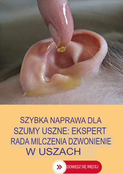 Zakrop 2 krople do ucha, a odzyskasz słuch. Odzyskaj słuch.