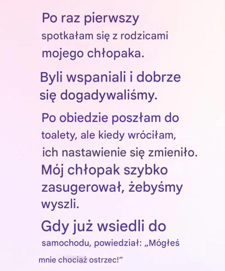 Prosta notatka zamieniła moje pierwsze spotkanie rodzinne w kompletny chaos