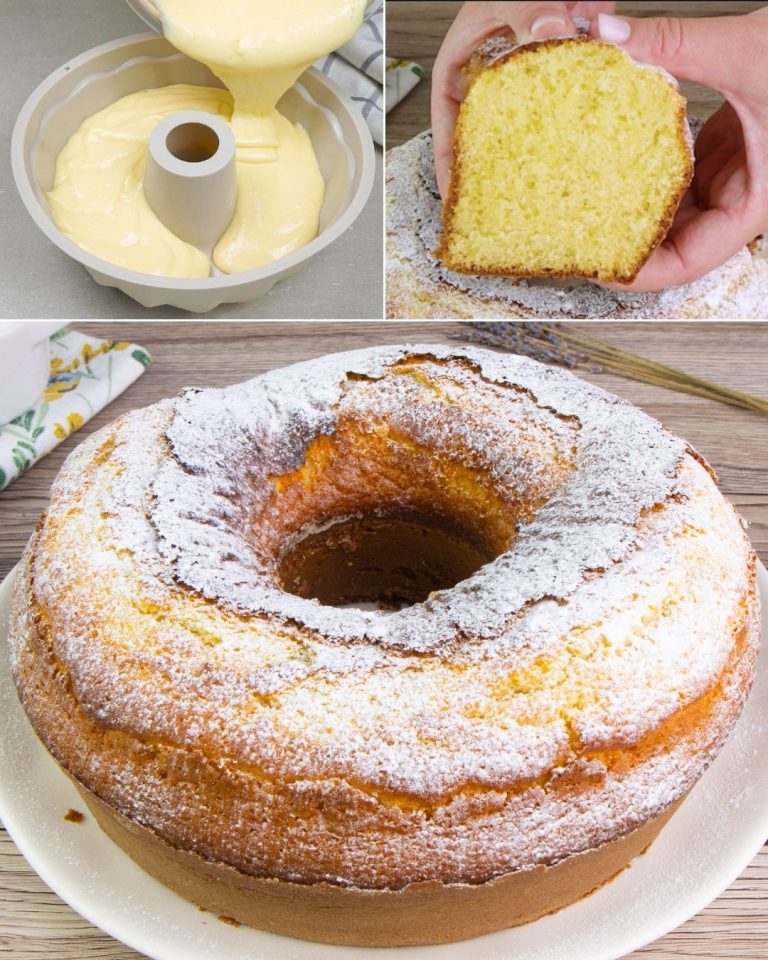Klasyczne ciasto Bundt: wysokie i puszyste, gotowe przy użyciu zaledwie kilku składników!