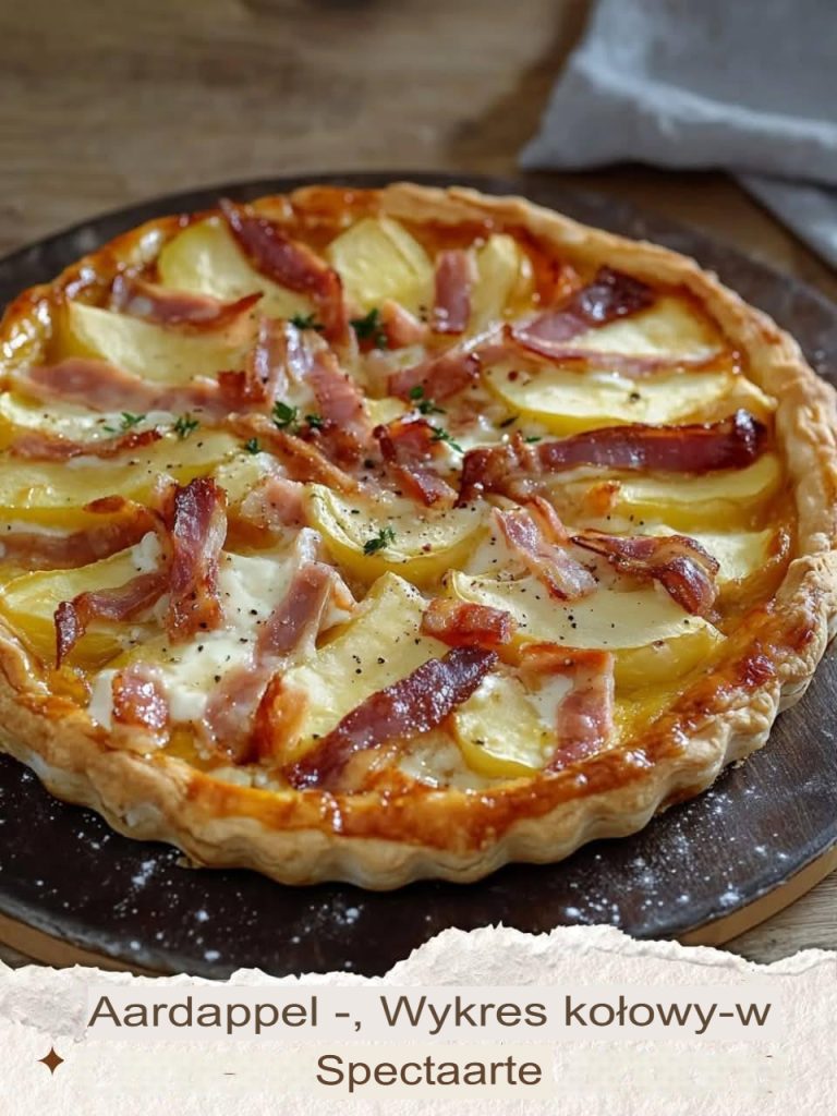 Tarta ziemniaczana z camembertem i boczkiem: rozgrzewające danie na zimę