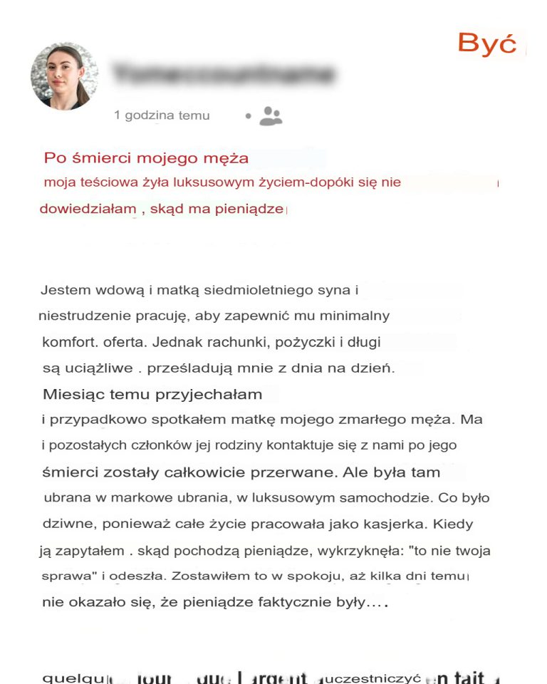 Po śmierci mojego męża moja teściowa zaczęła żyć w luksusie – dopóki nie dowiedziałam się, skąd miała pieniądze