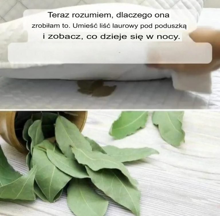 Umieść liście laurowe pod poduszką i obserwuj, co się dzieje w nocy.