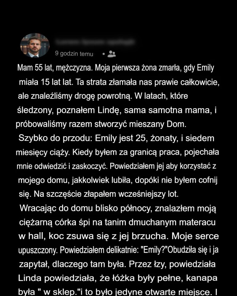 Moja żona zmusiła moją ciężarną córkę do spania na materacu pneumatycznym – nie miała pojęcia, że ​​się o tym dowiem