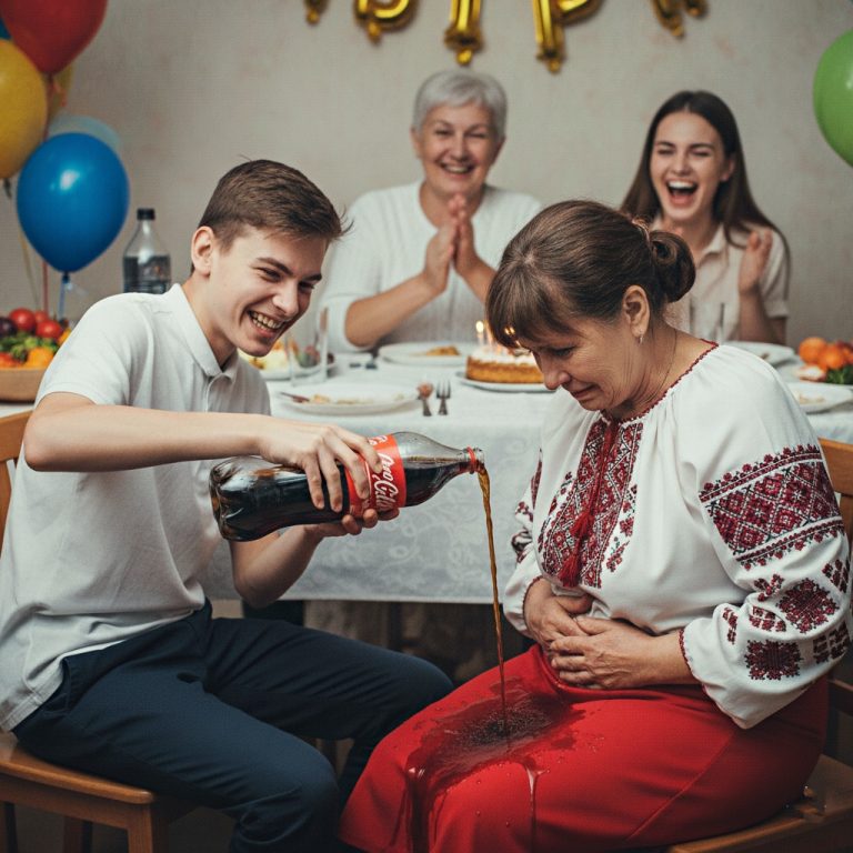 „Nie pasujesz tu!” – mój siostrzeniec wylał mi colę na kolana na urodzinach babci. Moja rodzina się śmiała.