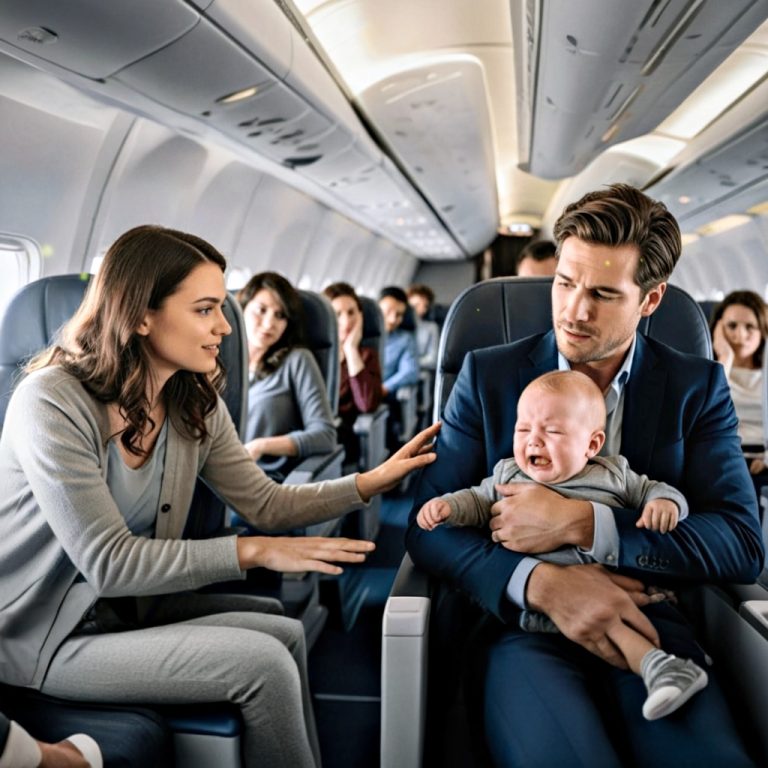 * Dziecko milionera płakało bez przerwy w samolocie... Dopóki skromna dziewczynka nie zrobiła NIEMOŻLIWEGO