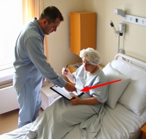 Mąż zażądał od żony podpisania dokumentów rozwodowych na szpitalnym łóżku – ale nie spodziewał się, kto to zrobi
