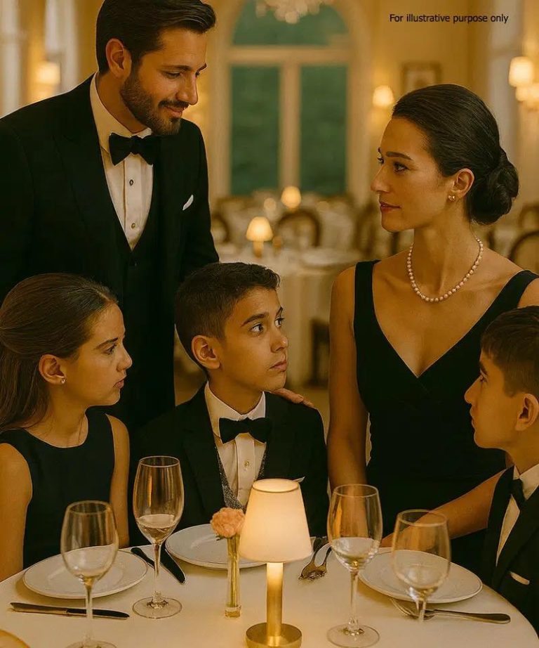 Milioner spotyka swoją czarnoskórą byłą żonę w restauracji — z trojaczkami, które wyglądają jak on