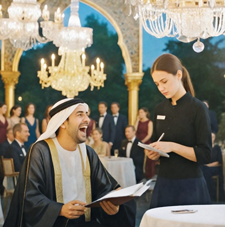 * Miliarder-szejk obraził kelnerkę po arabsku – kilka sekund później odpowiedziała TYM po IDEALNEJ arabsku