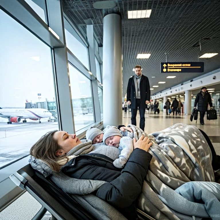 * Milioner zobaczył na lotnisku byłą sprzątaczkę z bliźniakami - prawda zmieniła wszystko...