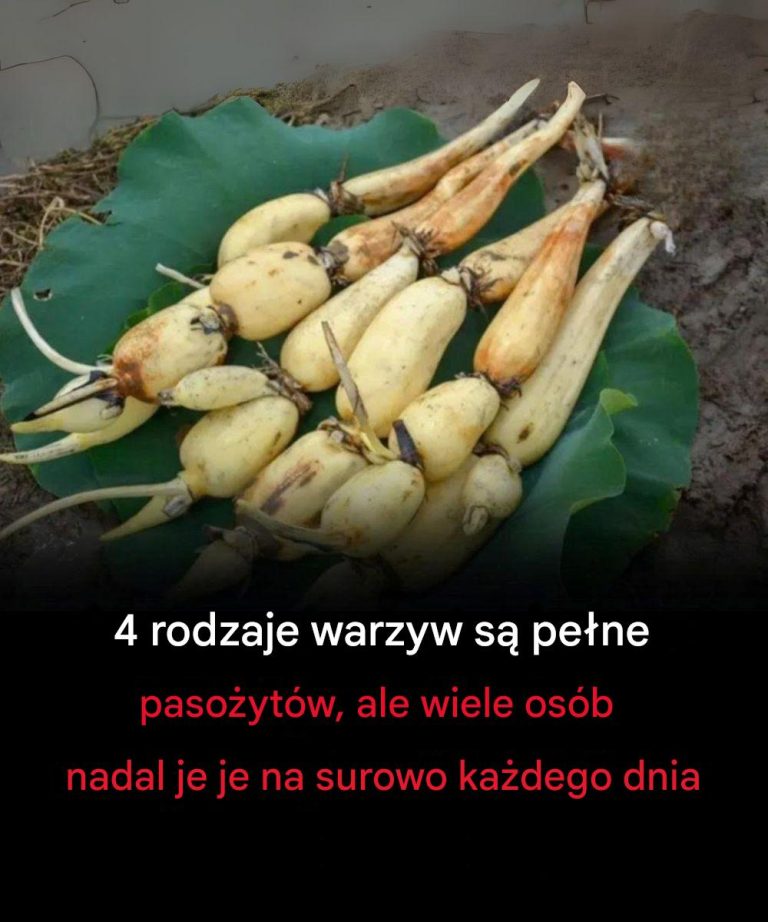 4 rodzaje warzyw są pełne pasożytów, ale wiele osób nadal je je na surowo każdego dnia