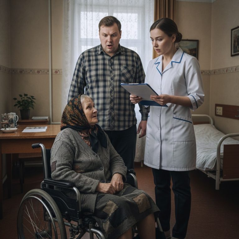 Uważając matkę za ciężar, syn wysłał ją do najtańszego domu opieki. „Nazwisko panieńskie?”