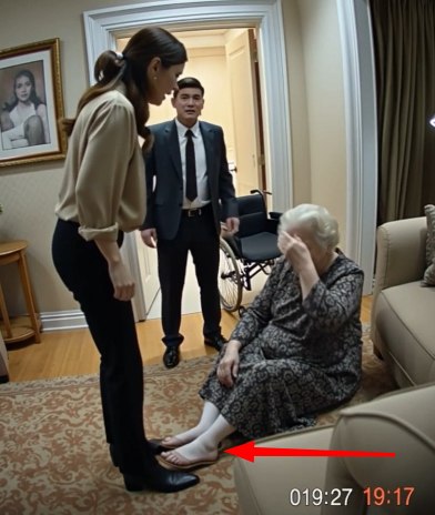 Młody milioner nagle wrócił do domu i zobaczył, jak jego żona bije jego niepełnosprawną matkę… krzyknął i