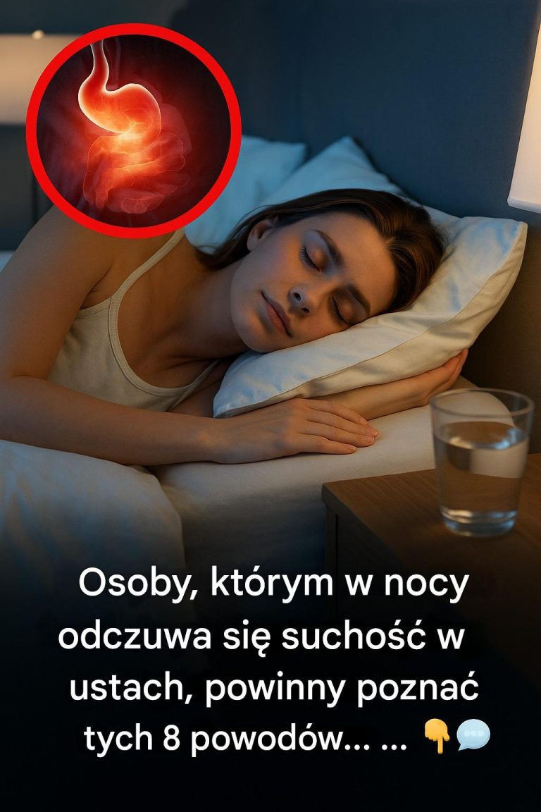 Jeśli w nocy odczuwasz suchość w ustach, oto 8 możliwych przyczyn