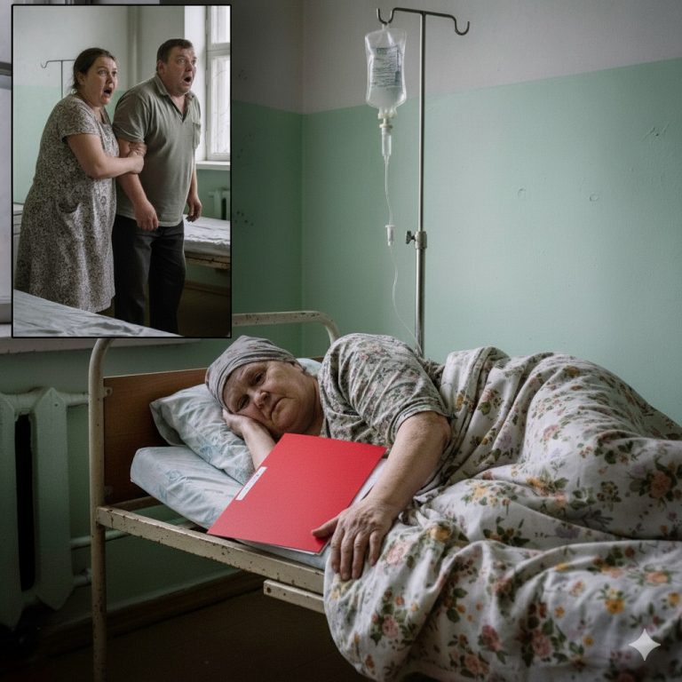 Dzieci nie odwiedziły bogatej matki w szpitalu, ale przyszły z notariuszem, żeby spisać testament. Ale czekała na nie już NIESPODZIANKA, która wszystkich rozchorowała...