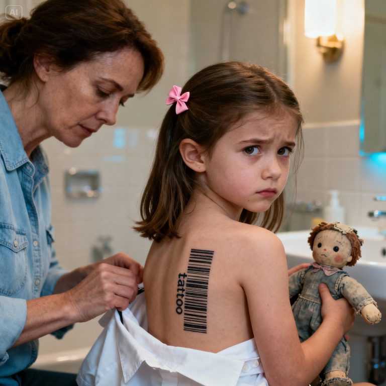 Kobieta adoptowała 5-letnią dziewczynkę i odkryła, że ​​ma ona dziwne tatuaże…