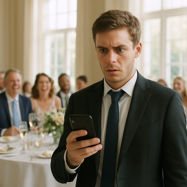 Wszyscy na weselu śmiali się, aż zadzwonił kierownik banku – pożyczka, którą zaciągnęła moja mama na moje nazwisko, zszokowała wszystkich gości. Mój telefon był w trybie głośnomówiącym, a w sali zapadła cisza.