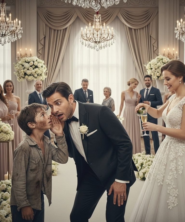 „To moja mama” Zorganizował idealne wesele — aż do momentu, gdy chłopiec przyłożył rękę do szyby i wyszeptał „To moja mama”, rozszyfrowując bajkę miliardera i zmieniając przyszłość rodziny